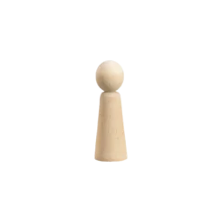 Träfigur 6-pack 70 mm
