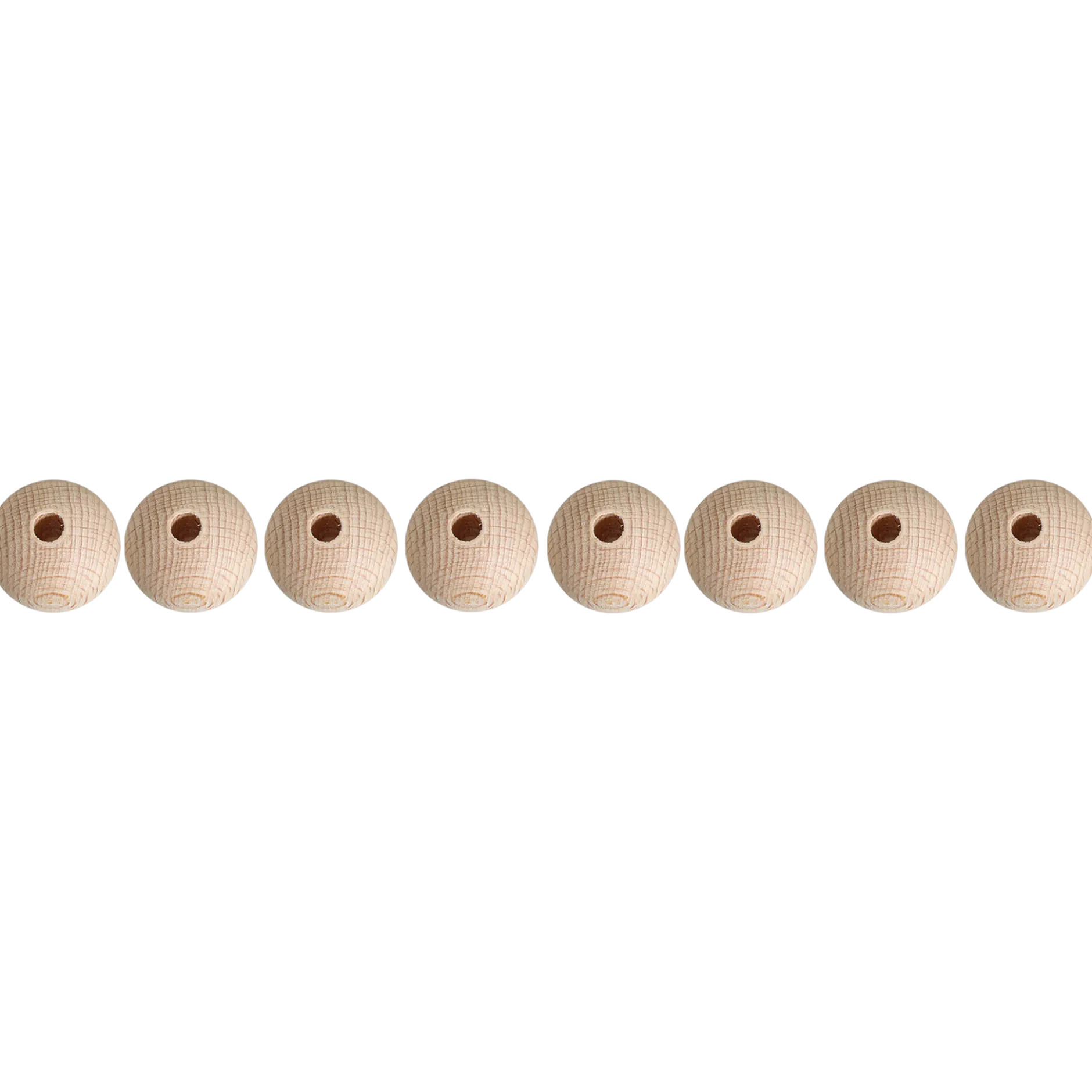Träkulor, 25 mm