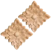 Träornament fyrkant, 45x45 mm