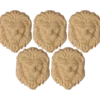 Träornament Lejon