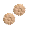 Träornament rosett, Ø 40 mm