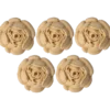 Träornament Rosor