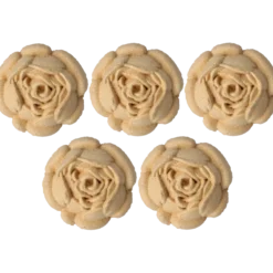 Träornament Rosor