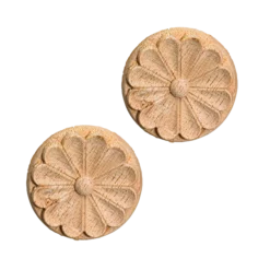Träornament rund, Ø 50 mm