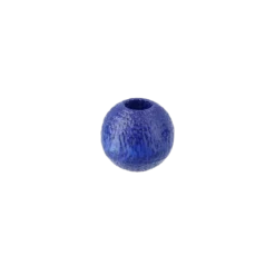 Träpärla 5 mm, mörkblå