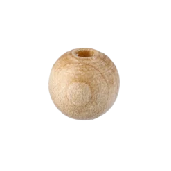 Träpärla 8 mm, natur