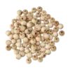 Träpärla 5 mm, natur