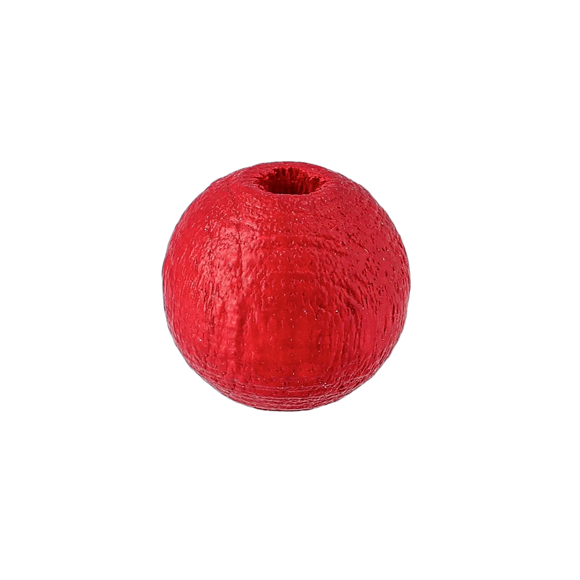 Träpärla 8 mm, röd