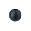 Träpärla 8 mm, svart