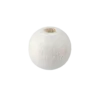 Träpärla 8 mm, vit