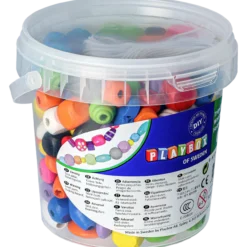 Träpärlor mix, basfärger