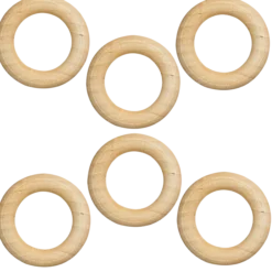 Träring 40/24 mm, 6 st