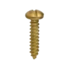 Träskruv mässing TKS, 12x2,5 mm