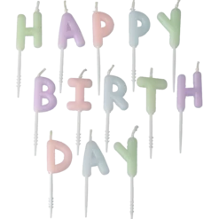 Tårtljus, Happy Birthday