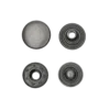 Tryckknappar 12 mm 50 st, antiksilver