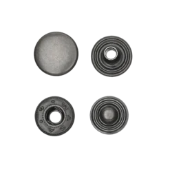 Tryckknappar 12 mm 50 st, antiksilver