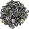 Tryckknappar 15 mm 50 st, antiksilver