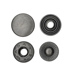 Tryckknappar 15 mm 50 st, antiksilver