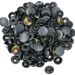 Tryckknappar 12 mm 50 st, svartoxiderad