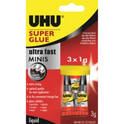 UHU Super minis 3x1 g