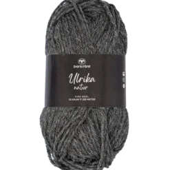 Ulrika natur, ullgarn, granite nature