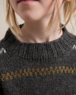 Ulrika natur, ullgarn, ruby