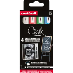 Uni Chalkmarker set, basfärger