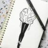 Uni Pin brush art set