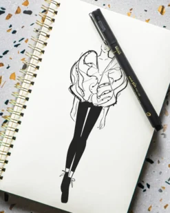 Uni Pin brush art set