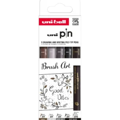 Uni Pin brush art set