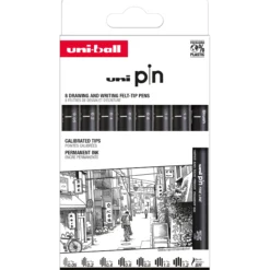 Uni Pin fineliner 8-p Classic set 2