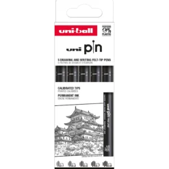 Uni Pin fineliner 5-p Classic set 1