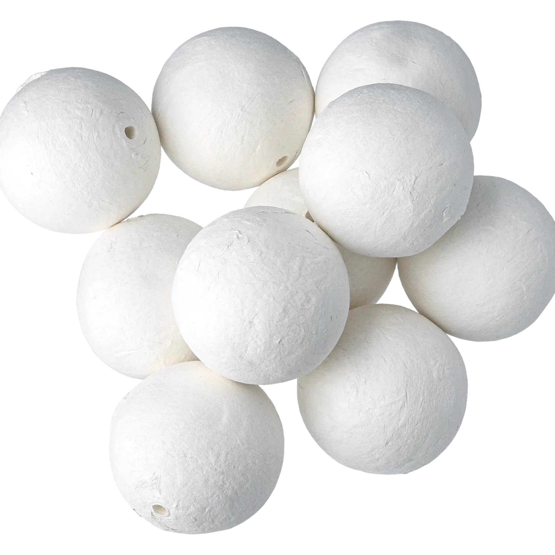 Vaddkula 50 mm 10 st, vit