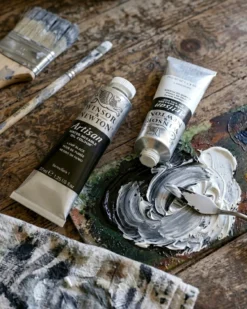 Vattenlöslig oljefärg, titanium white
