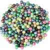 Vaxade glaspärlor 8 mm