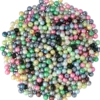 Vaxade glaspärlor 6 mm
