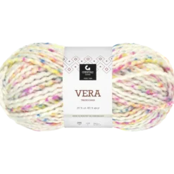 Vera ull/akrylgarn, strössel mix