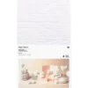 Våffelpapper Vita