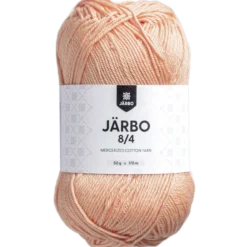 Virkgarn 8/4, aprikos