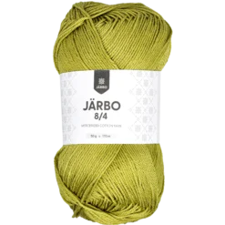 Virkgarn 8/4, mörk limegrön
