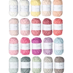 Virkgarn Pastell