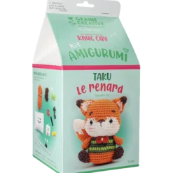 Virkkit Amigurumi, räv