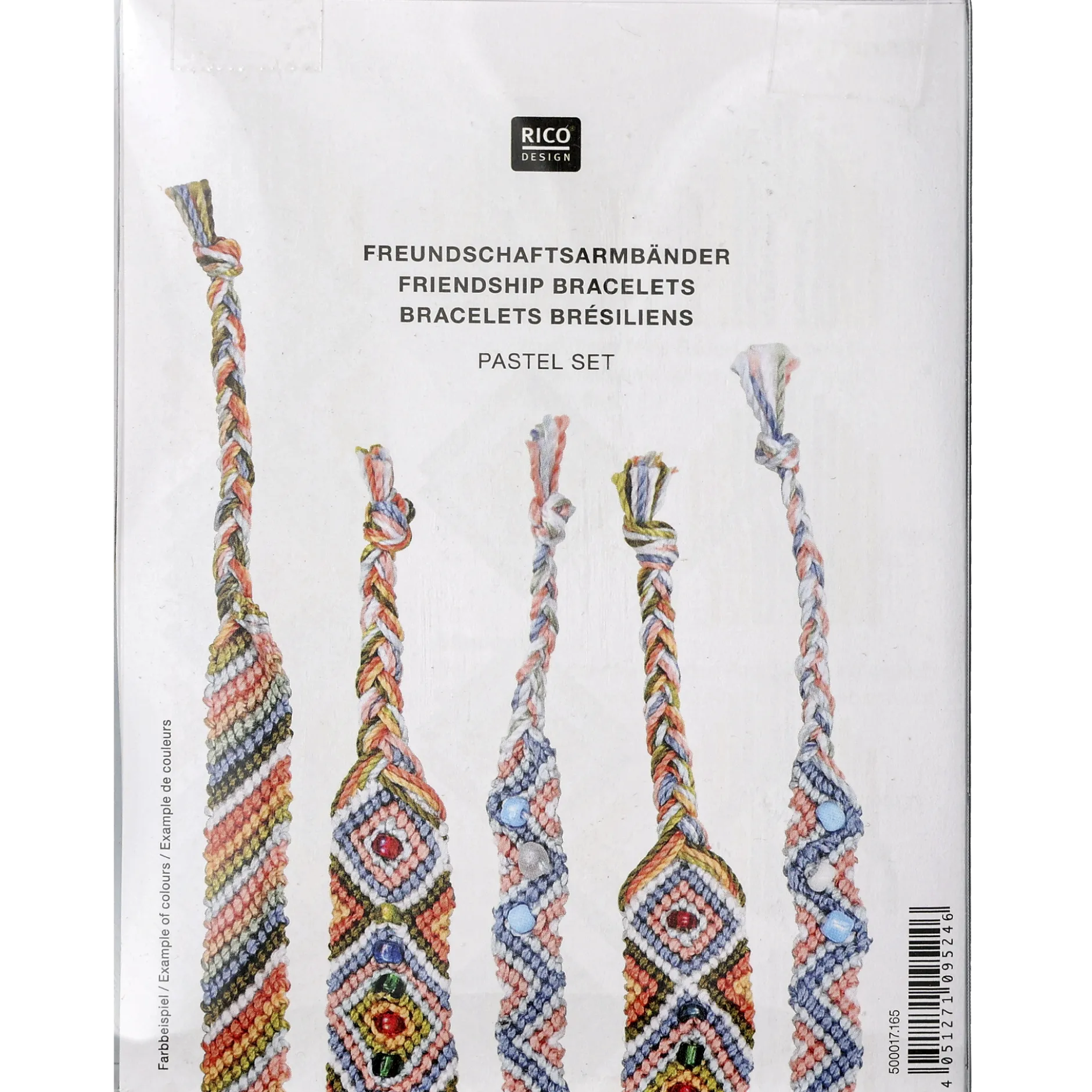 Vänskapsarmband Pastell