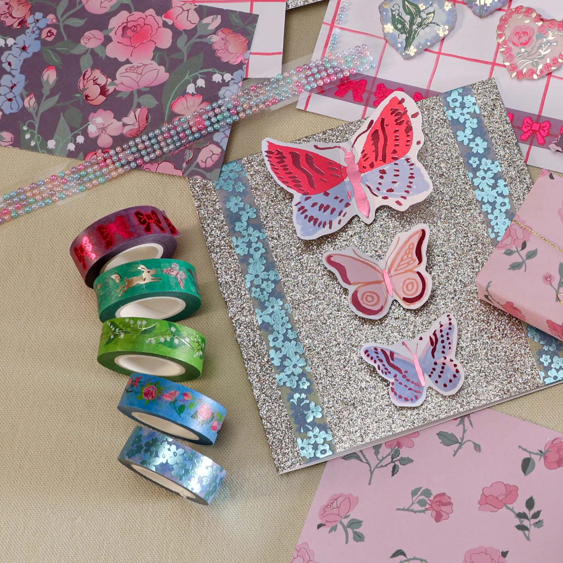 Washi Tape, Foil mix