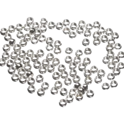 Wireklämma 2 mm 100 st, försilvrad