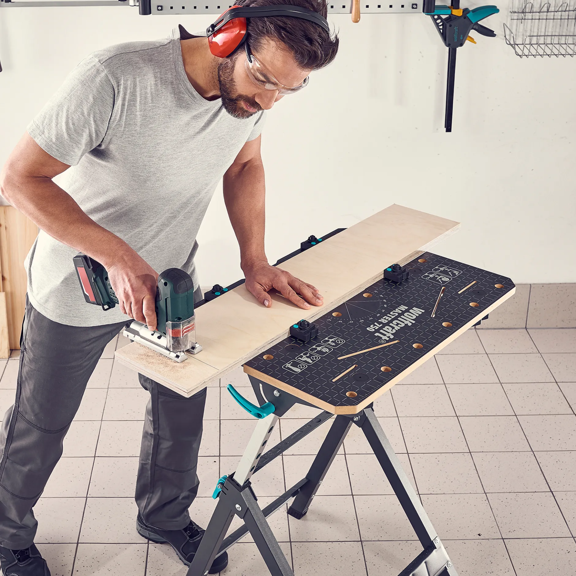 Wolfcraft Arbetsbord Master 750 Ergo